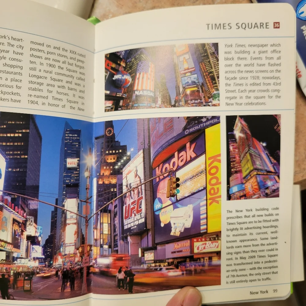 New York Travel Guide Book ~ Robert Fischer ~ Tourist Info ~ Photos ~ GUC